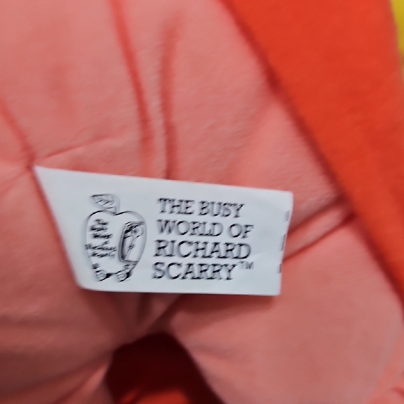 VINTAGE 1995 GUND Richard Scarry Busy World HILDA HIPPO Plush - Picture 6 of 8